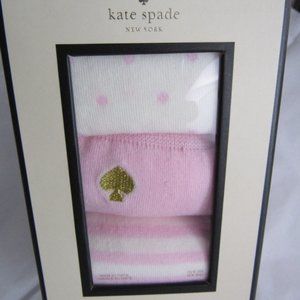 Kate Spade New York 3 pck bridal set socks